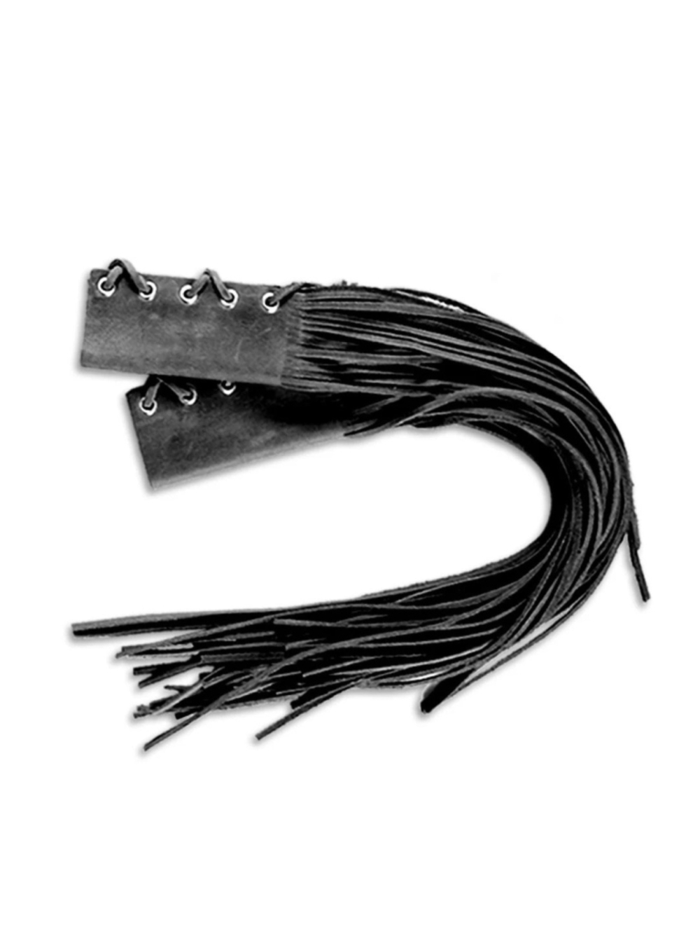 Hot Leathers TCB1001 Black Premium Leather Throttle Covers With Fringe NWT Biker